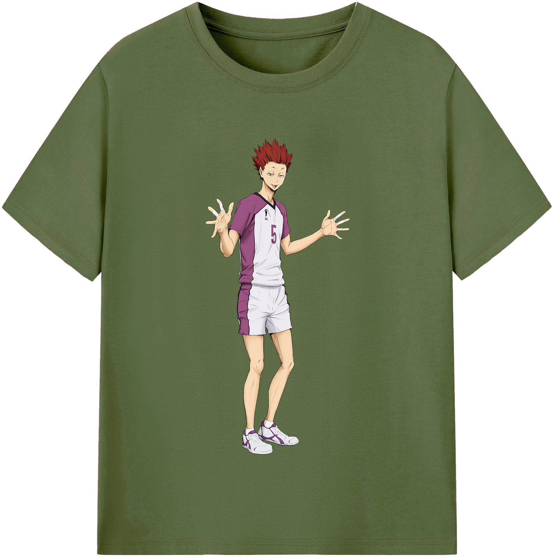 （画像用） ハイキュー!! Haikyu!! 綿100％半袖Tシャツ（フロントプリント）